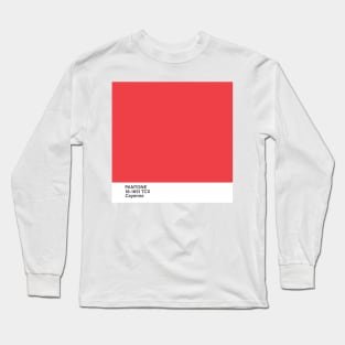 pantone 18-1651 TCX Cayenne Long Sleeve T-Shirt